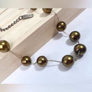 💚Vintage Kissaka Faux Pearl Necklace